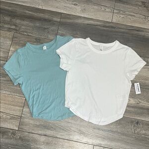 White and Blue T-Shirts